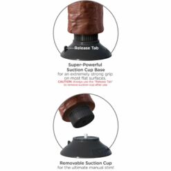 Comprar KING COCK - DILDO VIBRADOR MARRÓN 20.32 CM al mejor precio - Envíos Discretos