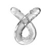 Comprar KING COCK - DOUBLE TROUBLE DILDO DOBLE 46 CM TRANSPARENTE al mejor precio - Envíos Discretos