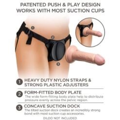 Comprar KING COCK - ÉLITE ARNÉS AJUSTABLE PARA PRINCIPIANTES al mejor precio - Envíos Discretos