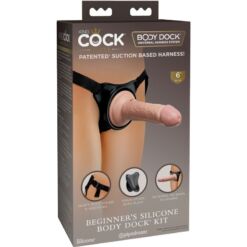 Comprar KING COCK - ÉLITE ARNÉS AJUSTABLE PARA PRINCIPIANTES CON DILDO 15.2 CM al mejor precio - Envíos Discretos