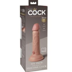 Comprar KING COCK - ÉLITE DILDO REALÍSTICO SILICONA 15.2 CM al mejor precio - Envíos Discretos