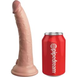 Comprar KING COCK - ÉLITE DILDO REALÍSTICO SILICONA 17.8 CM al mejor precio - Envíos Discretos