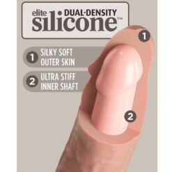 Comprar KING COCK - ÉLITE DILDO REALÍSTICO SILICONA 20.3 CM al mejor precio - Envíos Discretos