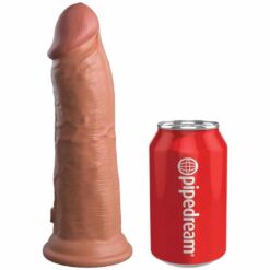 Comprar KING COCK - ÉLITE DILDO REALÍSTICO SILICONA 20.3 CM CARAMELO al mejor precio - Envíos Discretos