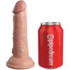 Comprar KING COCK - ÉLITE DILDO REALÍSTICO VIBRADOR & SILICONA 15.2 CM al mejor precio - Envíos Discretos