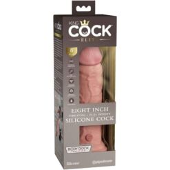 Comprar KING COCK - ÉLITE DILDO REALÍSTICO VIBRADOR & SILICONA 20.3 CM al mejor precio - Envíos Discretos