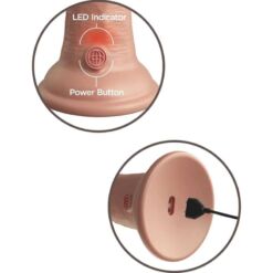 Comprar KING COCK - ÉLITE DILDO REALÍSTICO VIBRADOR & SILICONA 20.3 CM al mejor precio - Envíos Discretos