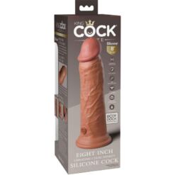 Comprar KING COCK - ÉLITE DILDO REALÍSTICO VIBRADOR & SILICONA 20.3 CM CARAMELO al mejor precio - Envíos Discretos