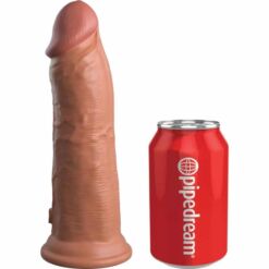 Comprar KING COCK - ÉLITE DILDO REALÍSTICO VIBRADOR & SILICONA 20.3 CM CARAMELO al mejor precio - Envíos Discretos