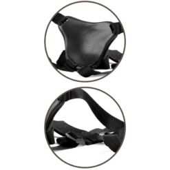 Comprar KING COCK - ELITE KIT ARNES AJUSTABLE DELUXE ANILLO CON TESTICULOS & DILDO 20.3 CM al mejor precio - Envíos Discretos