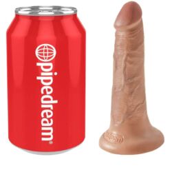 Comprar KING COCK - PENE REALÍSTICO 12 CM CARAMELO al mejor precio - Envíos Discretos
