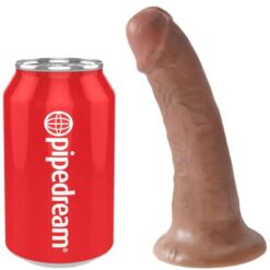 Comprar KING COCK - PENE REALÍSTICO 15 CM CARAMELO al mejor precio - Envíos Discretos