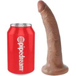 Comprar KING COCK - PENE REALÍSTICO 17.5 CM CARAMELO al mejor precio - Envíos Discretos