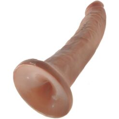 Comprar KING COCK - PENE REALÍSTICO 17.5 CM CARAMELO al mejor precio - Envíos Discretos