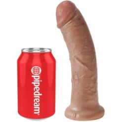 Comprar KING COCK - PENE REALÍSTICO 19.5 CM CARAMELO al mejor precio - Envíos Discretos
