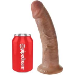 Comprar KING COCK - PENE REALÍSTICO 21.7 CM CARAMELO al mejor precio - Envíos Discretos