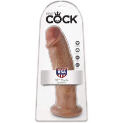 Comprar KING COCK - PENE REALÍSTICO 24 CM CARAMELO al mejor precio - Envíos Discretos