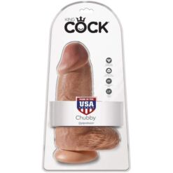 Comprar KING COCK - PENE REALÍSTICO CHUBBY 23 CM CARAMELO al mejor precio - Envíos Discretos