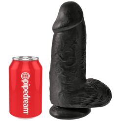 Comprar KING COCK - PENE REALÍSTICO CHUBBY 23 CM NEGRO al mejor precio - Envíos Discretos