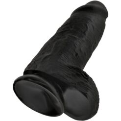 Comprar KING COCK - PENE REALÍSTICO CHUBBY 23 CM NEGRO al mejor precio - Envíos Discretos