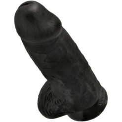 Comprar KING COCK - PENE REALÍSTICO CHUBBY 23 CM NEGRO al mejor precio - Envíos Discretos