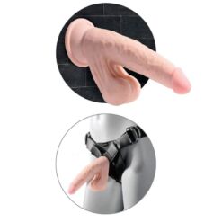 Comprar KING COCK - PLUS 3D DILDO SWINGING BALLS 20.3 CM al mejor precio - Envíos Discretos