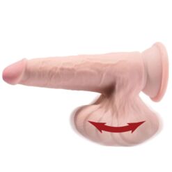 Comprar KING COCK - PLUS 3D DILDO SWINGING BALLS 20.3 CM al mejor precio - Envíos Discretos