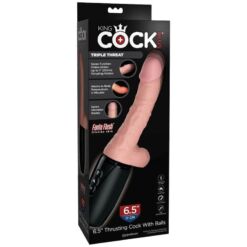 Comprar KING COCK - PLUS TRIPLE THREAT NATURAL al mejor precio - Envíos Discretos