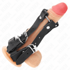 Comprar KINK - ANILLO PENE CON MÚLTIPLES CORREAS AJUSTABLE al mejor precio - Envíos Discretos