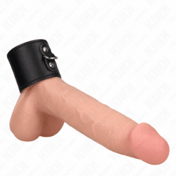Comprar KINK - ANILLO PENE CUERO CON CIERRE A PRESIÓN 18 X 5 CM al mejor precio - Envíos Discretos