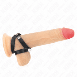 Comprar KINK - ANILLO PENE CUERO CON CIERRE A PRESIÓN 39 X 1 CM al mejor precio - Envíos Discretos