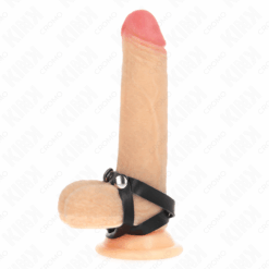 Comprar KINK - ANILLO PENE CUERO CON CIERRE A PRESIÓN 39 X 1 CM al mejor precio - Envíos Discretos