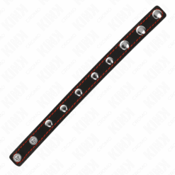 Comprar KINK - ANILLO PENE CUERO CON CIERRE A PRESIÓN FORRO ROJO 21 X 1.5 CM al mejor precio - Envíos Discretos