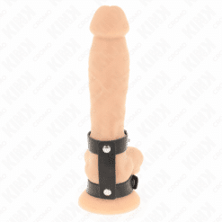 Comprar KINK - ANILLO PENE DOBLE POLIPIEL AJUSTABLE al mejor precio - Envíos Discretos