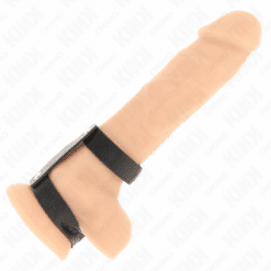 Comprar KINK - ANILLO PENE DOBLE POLIPIEL AJUSTABLE al mejor precio - Envíos Discretos
