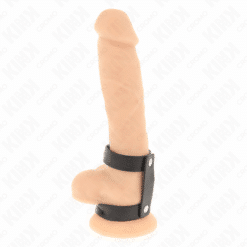 Comprar KINK - ANILLO PENE DOBLE POLIPIEL AJUSTABLE al mejor precio - Envíos Discretos
