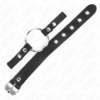 Comprar KINK - ANILLO PENE POLIPIEL CON CIERRE DE HEBILLA 22 X 2 CM CON ANILLO METAL 4 CM al mejor precio - Envíos Discretos