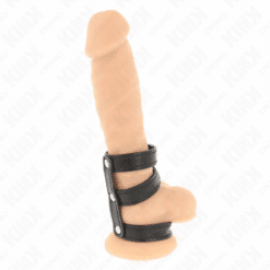 Comprar KINK - ANILLO PENE POLIPIEL TRIPLE CON CIERRE A PRESIÓN al mejor precio - Envíos Discretos