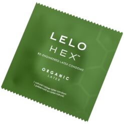 Comprar LELO - HEX ORGANIC PRESERVATIVO CAJA 3 UDS al mejor precio - Envíos Discretos