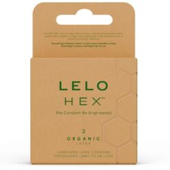 Comprar LELO - HEX ORGANIC PRESERVATIVO CAJA 3 UDS al mejor precio - Envíos Discretos