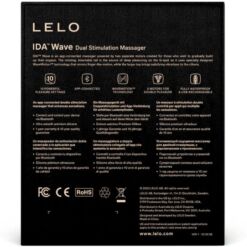 Comprar LELO - IDA WAVE MASAJEADOR PAREJAS NEGRO al mejor precio - Envíos Discretos