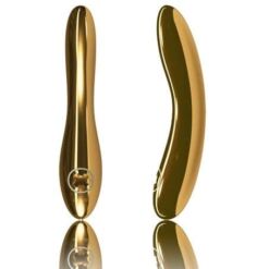 Comprar LELO - INEZ VIBRADOR GOLD ORO 24 KILATES al mejor precio - Envíos Discretos