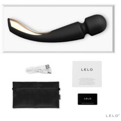 Comprar LELO - MASAJEADOR SMART MEDIUM WAND 2 NEGRO al mejor precio - Envíos Discretos