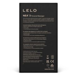 Comprar LELO - NEA 3 MASAJEADOR PERSONAL NEGRO al mejor precio - Envíos Discretos