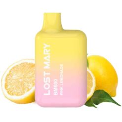 Comprar LOST MARY - BM600 VAPER NICOTINA 2% DESECHABLE SABOR LIMONADA ROSA al mejor precio - Envíos Discretos