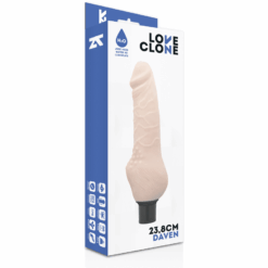 Comprar LOVECLONE - DAVEN VIBRADOR REALÍSTICO SELF LUBRICATION 23.8 CM -O- 3.8 CM al mejor precio - Envíos Discretos