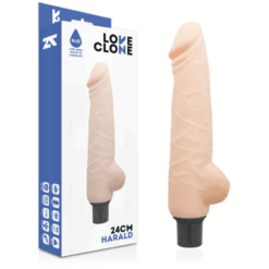 Comprar LOVECLONE - HARALD VIBRADOR REALÍSTICO SELF LUBRICATION 24 CM -O- 4 CM al mejor precio - Envíos Discretos