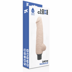 Comprar LOVECLONE - HARALD VIBRADOR REALÍSTICO SELF LUBRICATION 24 CM -O- 4 CM al mejor precio - Envíos Discretos