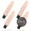 Comprar LOVECLONE - IVAR SELF LUBRICATION VIBRADOR 20 CM -O- 3.7 CM 3 + 1 GRATIS al mejor precio - Envíos Discretos