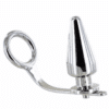 Comprar METAL HARD - ANILLO ACERO CON PLUG ANAL 45 X 45MM al mejor precio - Envíos Discretos